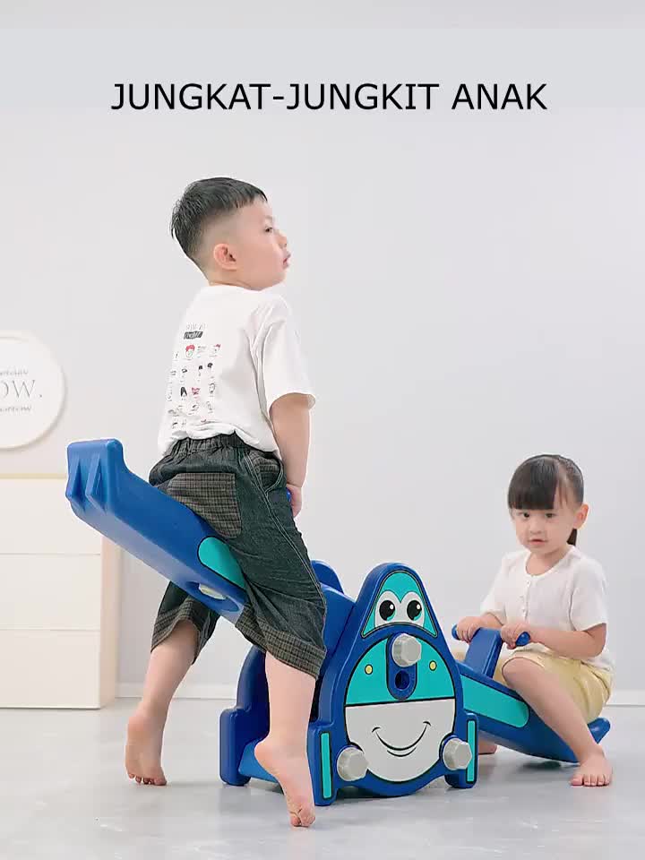 MOLION Mainan Jungkat Jungkit Prosotan Seesaw Mainan Pesawat Plastik Kuda Kudaan Mainan Jungkat Jungkit Balance 001-M1503