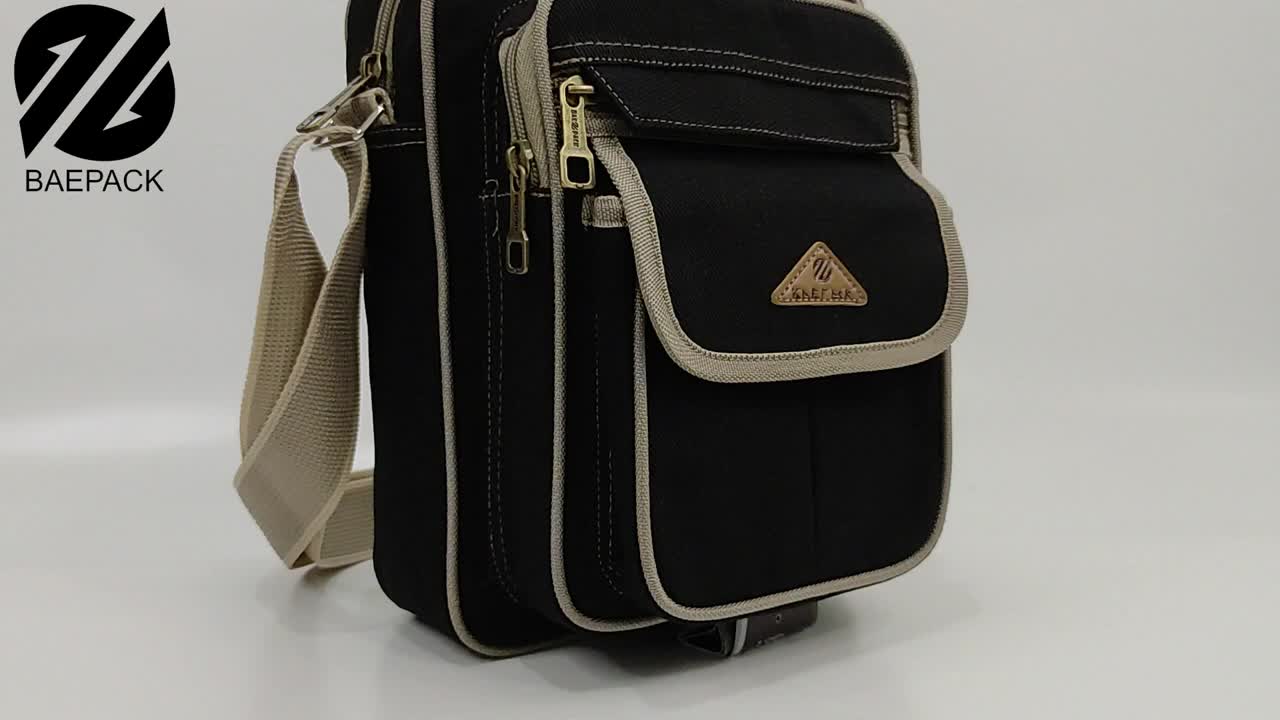 Baepack Tas Selempang Kanvas Pria Xenof Hitam Original / Tas Bahu Selempang Canvas Premium Aesthetik Terbaru 2023 Korean Style Cowok Wanita Lokal Import Dewasa Mini Slingbag Waistbag