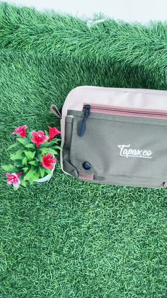 [Beli Lokal] TAPAXCO Tas Selempang Pria Zora Slingbag 2IN1 Slingbag and Handbag Local Original waistbag