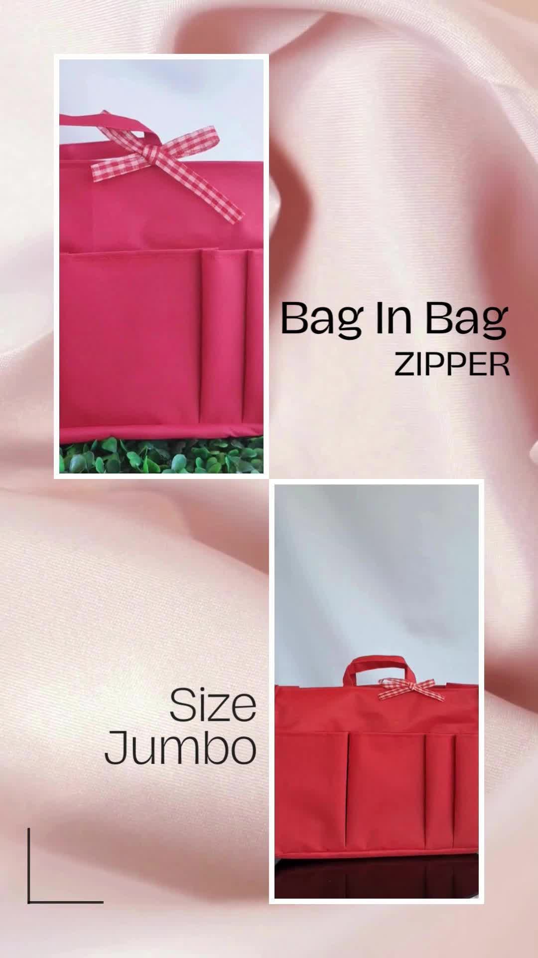 Bag in Bag JUMBO Bag Organizer Penata Tas Hand Bag Hitam