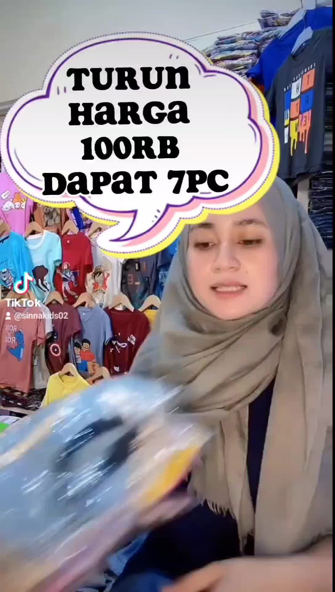 SN1 Paket Kaos Anak Laki-Laki Combed - Paket Hemat Isi 4-7 Pcs