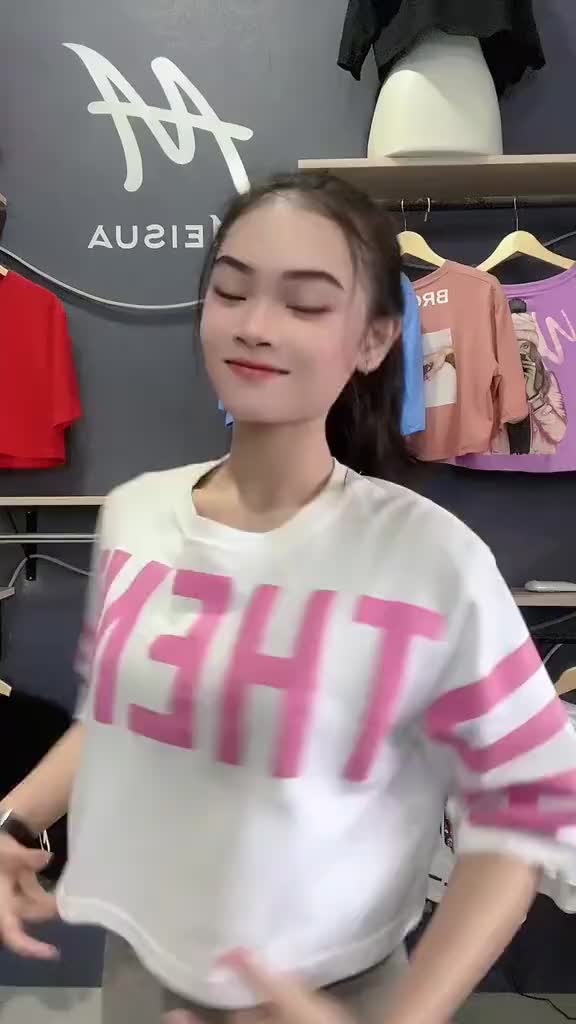 Kaos Croptop Oversize - Kaos Distro Unisex - Kaos Atasan Oblong Cotton Combed 24s - Varian Authentic Putih - Hitam