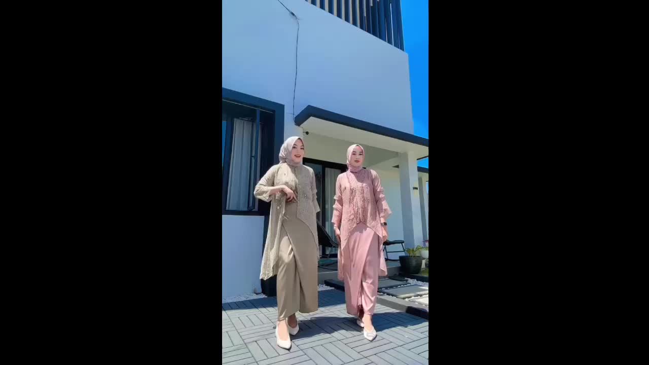 Kebaya Brokat AURA SET Kebaya brokat Cantilly Baju Panjang Wisuda/Kondangan Wanita