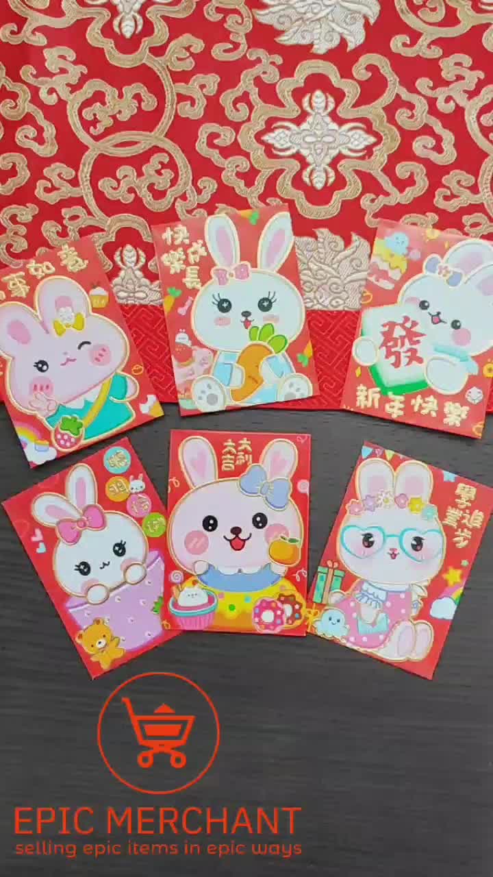 ANGPAO MURAH LUCU! Tahun Shio Kelinci Rabbit 2023