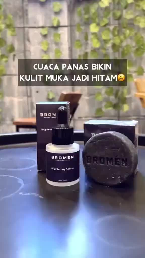 BROMEN Brightening Soap Sabun Cuci Muka Pemutih pria/  Mencerahkan  Cowok Kusam