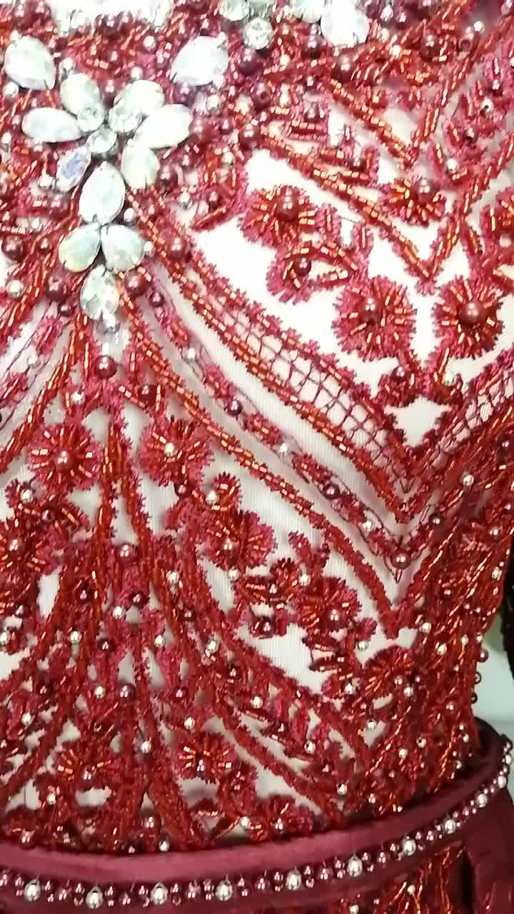 Gaun duyung elisab ekor lepas pasang traditional chinese wedding dress