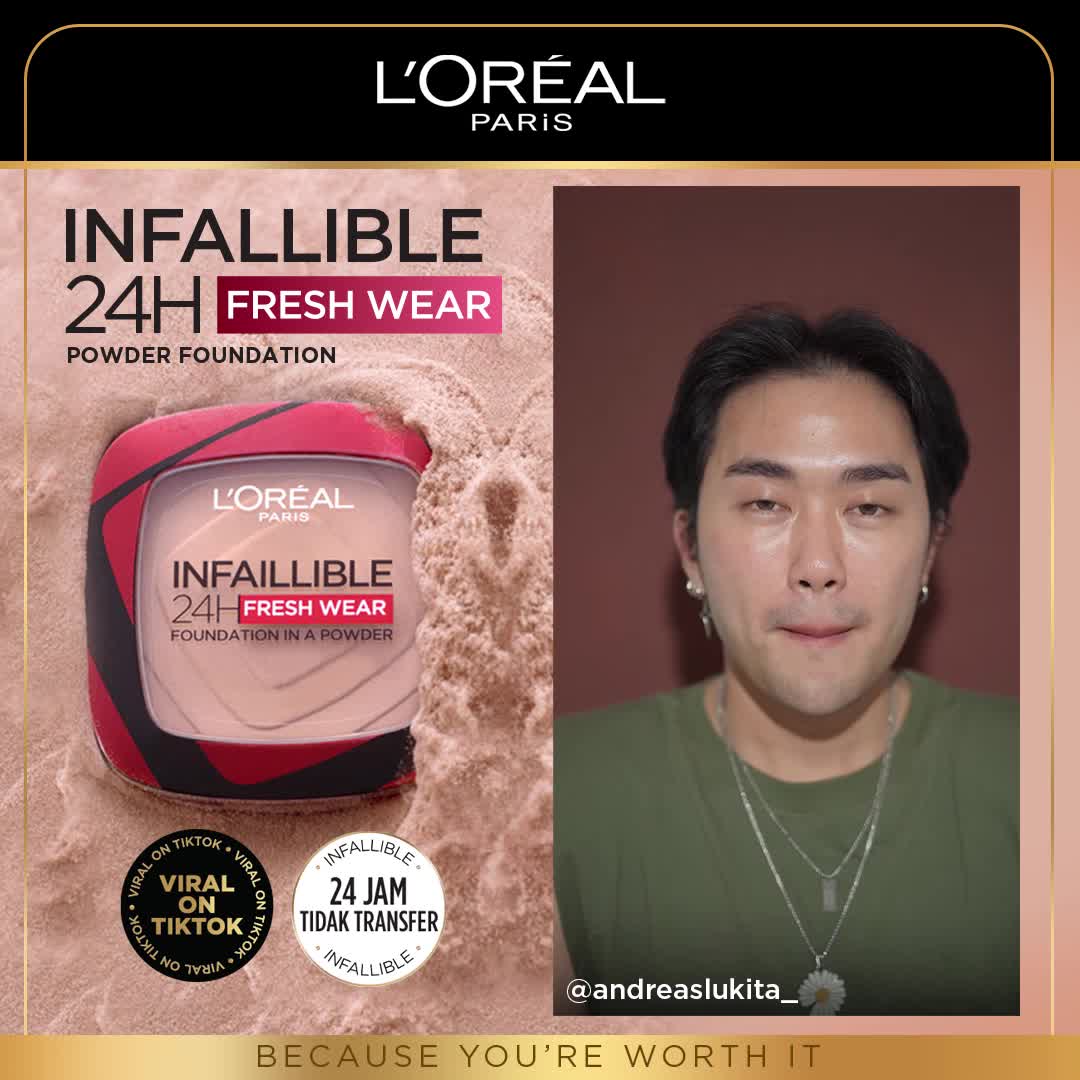 L'Oreal Paris Infallible 24H Fresh Wear Powder Foundation