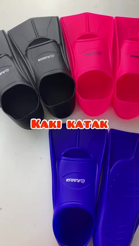 Kaki katak fins bahan full silicone lentur dan bisa melar Outdoor