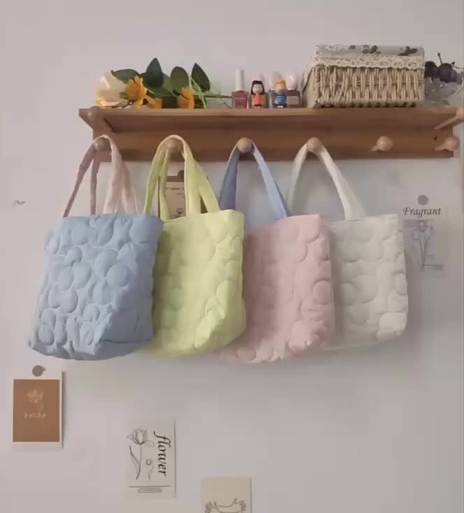 PREMIUM PUFF KOREAN HAND BAG / MINI KOREAN BAG PASTEL COLOR / TAS TANGAN KOREA WARNA PASTEL / ELORA TOTE BAG CUTE KOREAN STYLE / KOREAN PILLOW HAND BAG / FASHION HANDLED BAG / TAS SERBA GUNA MULTIFUNGSI / TAS PIKNIK LUCU