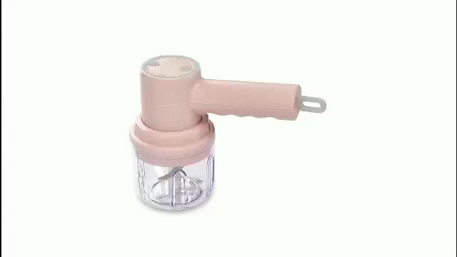 Hand Mixer Mini Chopper Portable 2 in 1 USB Charging Multifungsi