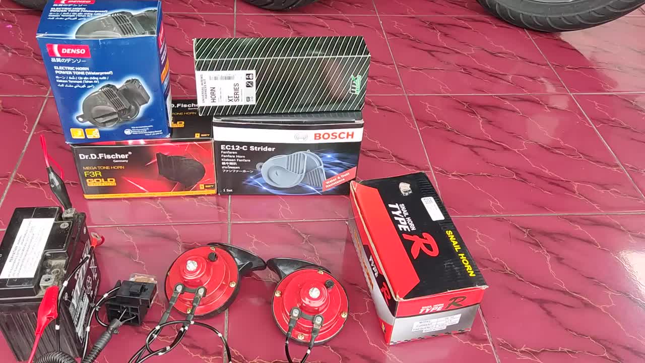 Klakson Keong Mobil Air Horn 12V 60dB 2 PCS Car Car