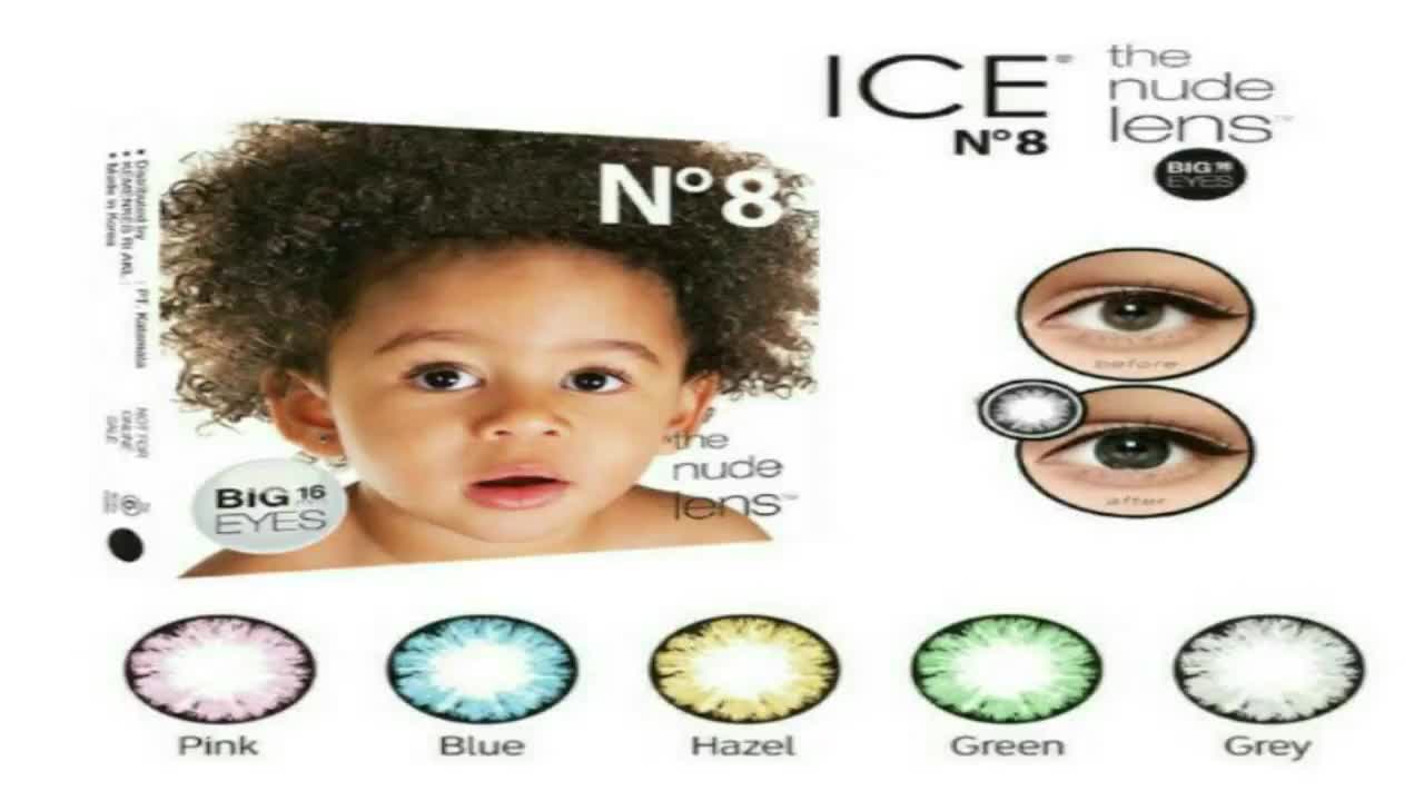 Softlens lensa kontak ice n8 big eye 16mm normal