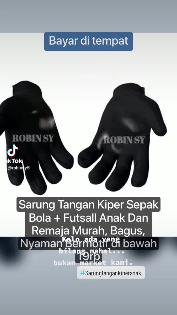 Sarung Tangan Kiper Sepak Bola + Futsall Anak Dan Remaja Murah, Bagus, Nyaman Bermotif