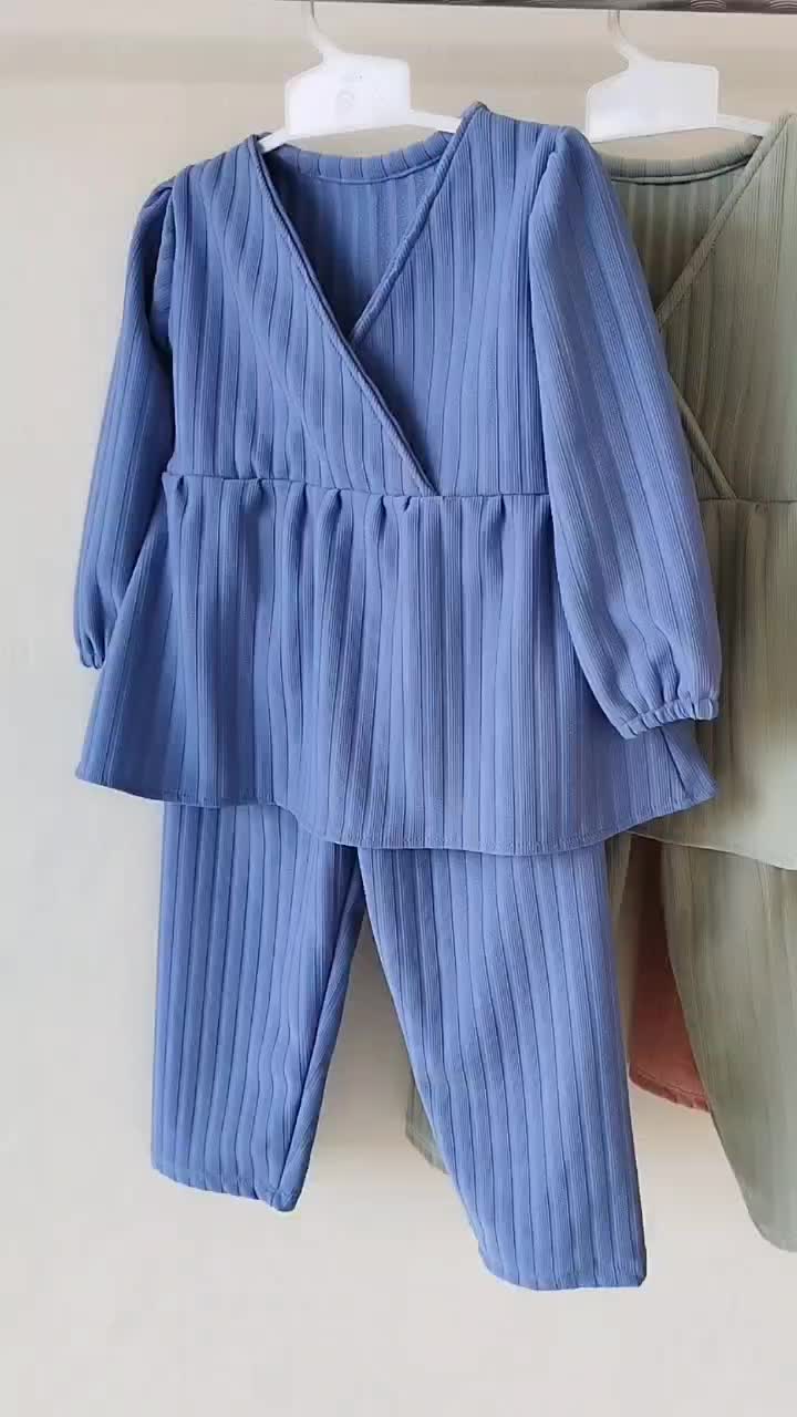 BAJU ANAK PEREMPUAN KNITTE HORNET PREMIUM / SET HORNET ANAK PEREMPUAN Lengan panjang Fashion