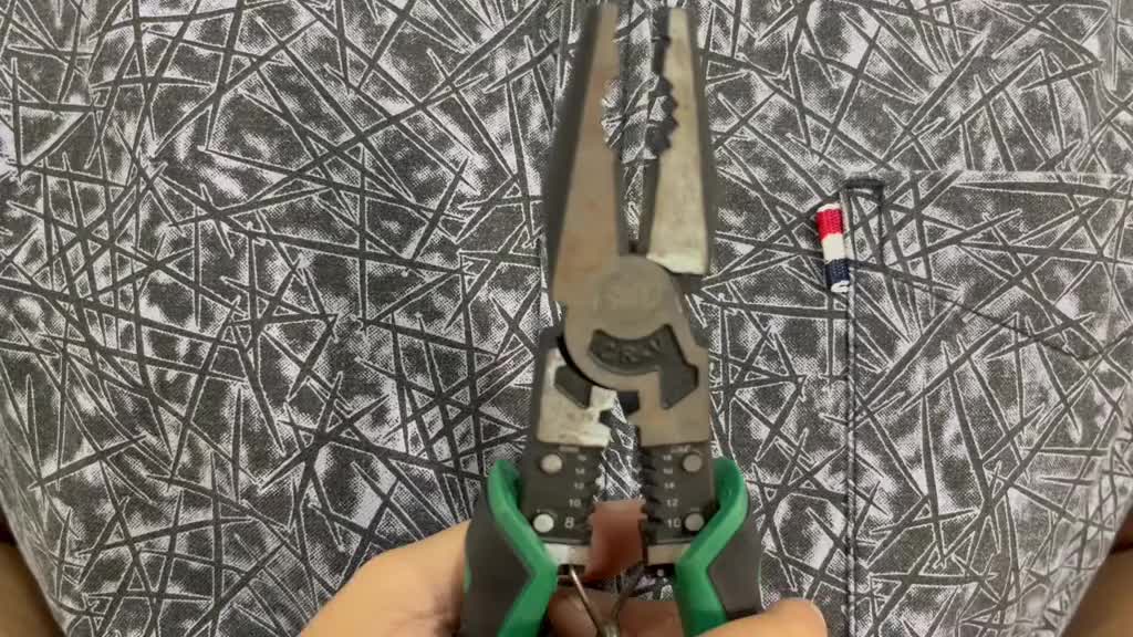 【ISKU】Tang Kombinasi 8.5 inch Tang Potong 8 inch Dan Tang Lancip 8.5 inch ISKU Heavy Duty Pliers Tang Multifungsi logam