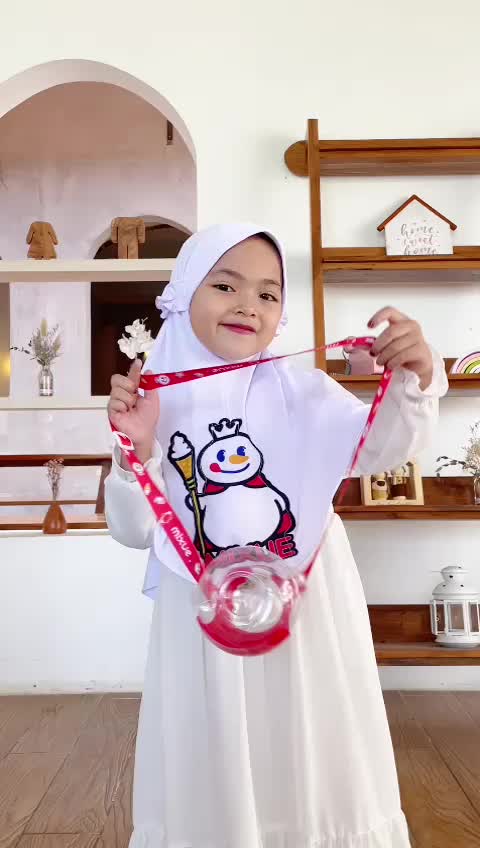 kerudung anak instan mixue / hijab mixue jersey 3-7thn Cantik Nyaman Muslim Bayi