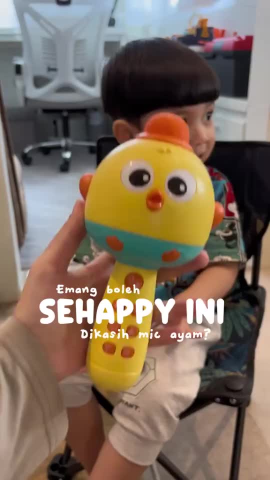 Mainan Mikrofon  Mikrofon Bluetooth Wireless dengan Fitur Speaker Mainan Nyanyi untuk Bayi&Anak Toys keranjangaudiolyfe  untuk stimulasi bergerak dan berbunyi
