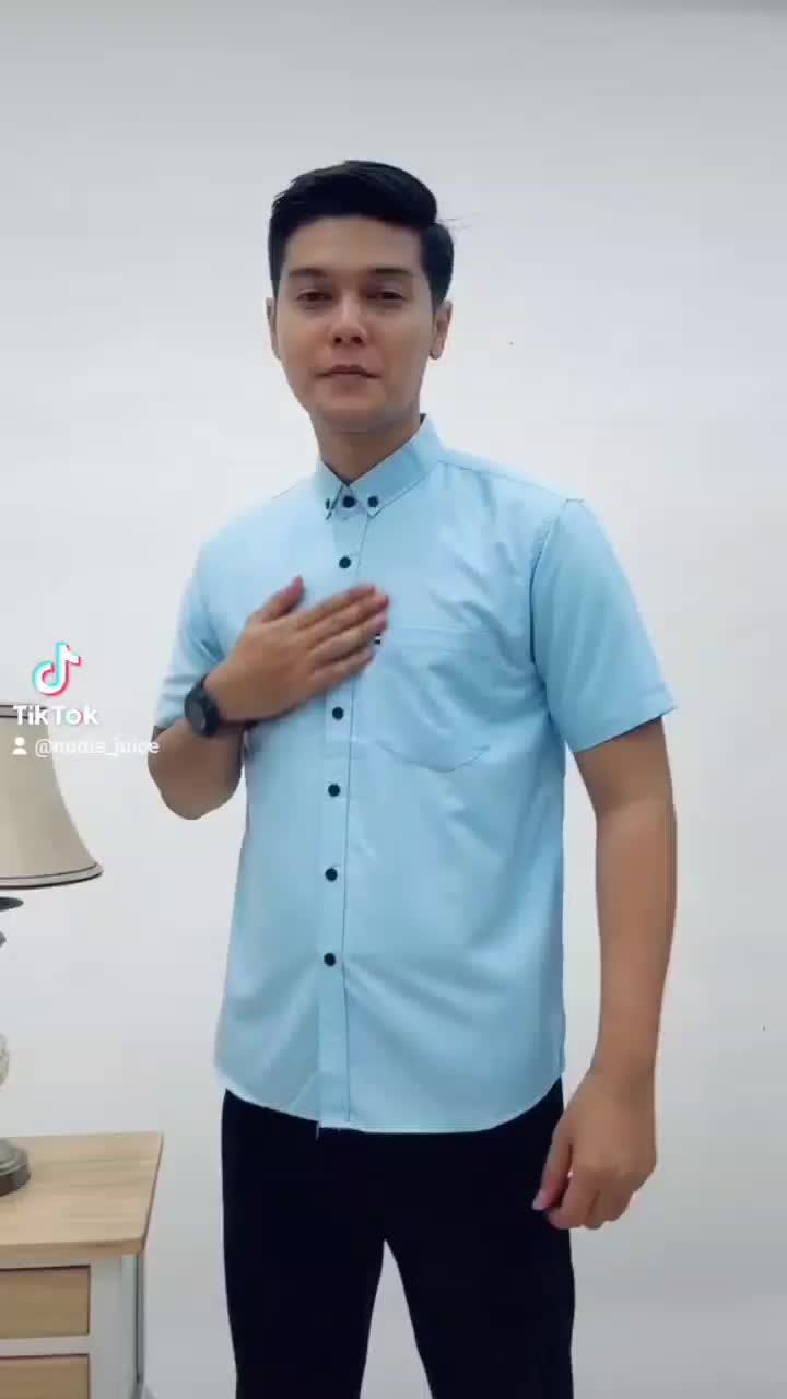 KEMEJA POLOS PRIA LENGAN PENDEK Baju Distro