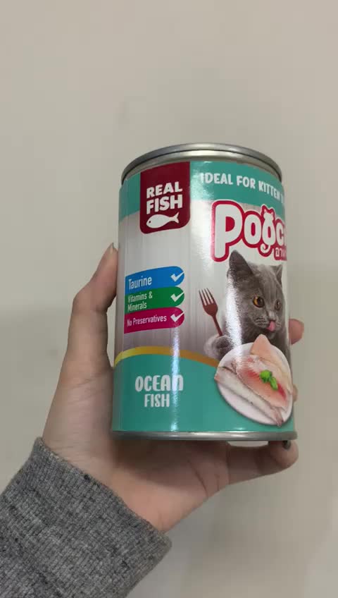 OCEAN FISH - poocha 400gr promo - makanan kucing - poocha wetfood - For Kitten & Adult Cat. pakan kucing import. pakan kucing tanpa pengawet