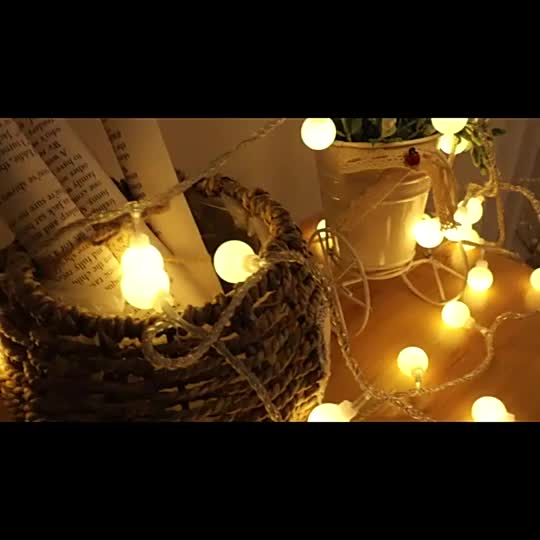 Lampu Tumblr Bola Anggur 10 Meter Lampu Hias Natal LED Dekorasi Tumblr Light Lampu Pohon Natal hiasan
