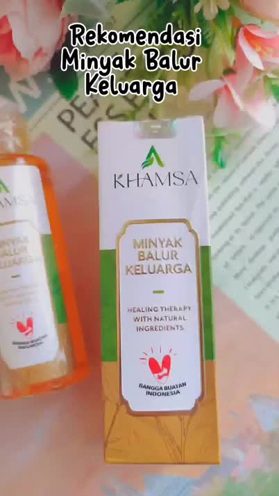 (Travel size 20ml) Khamsa Minyak Balur keluarga Daya Tahan tubuh terapi anak nafsu makan, lelap tidur, cepat berbicara dan melatih kuat berjalan