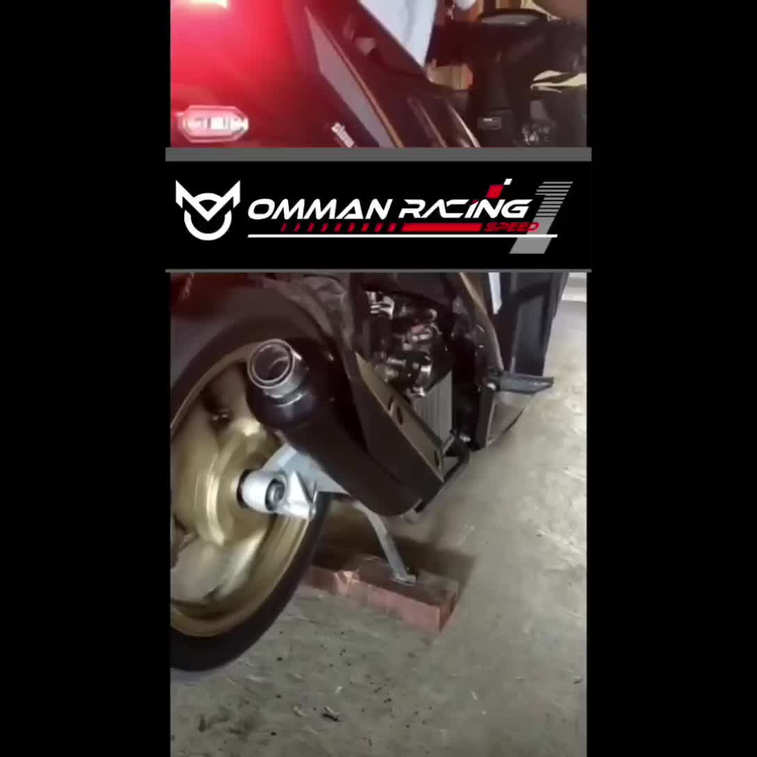 FULLSISTEM Knalpot tsugigi cms All Matic Suara FULL BASS No Mberr Cocok Untuk Vario125/150 Beat Mio Xraid Nmax Aerox Pcx Scoopy dll Aksesoris Kendaraan Besi knalpot adem ngebass