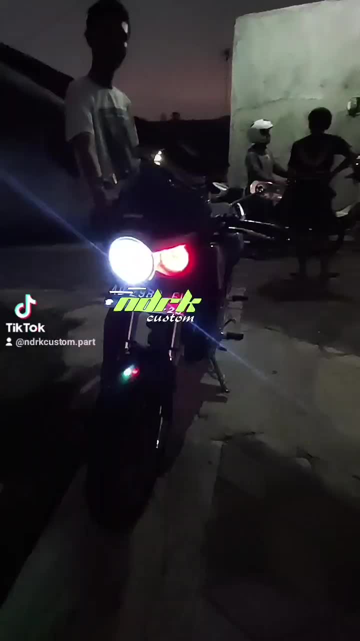 Lampu depan Tiger pece set visor + cover set Biled AES Turbo gen 2 set daymaker mini 3 mata