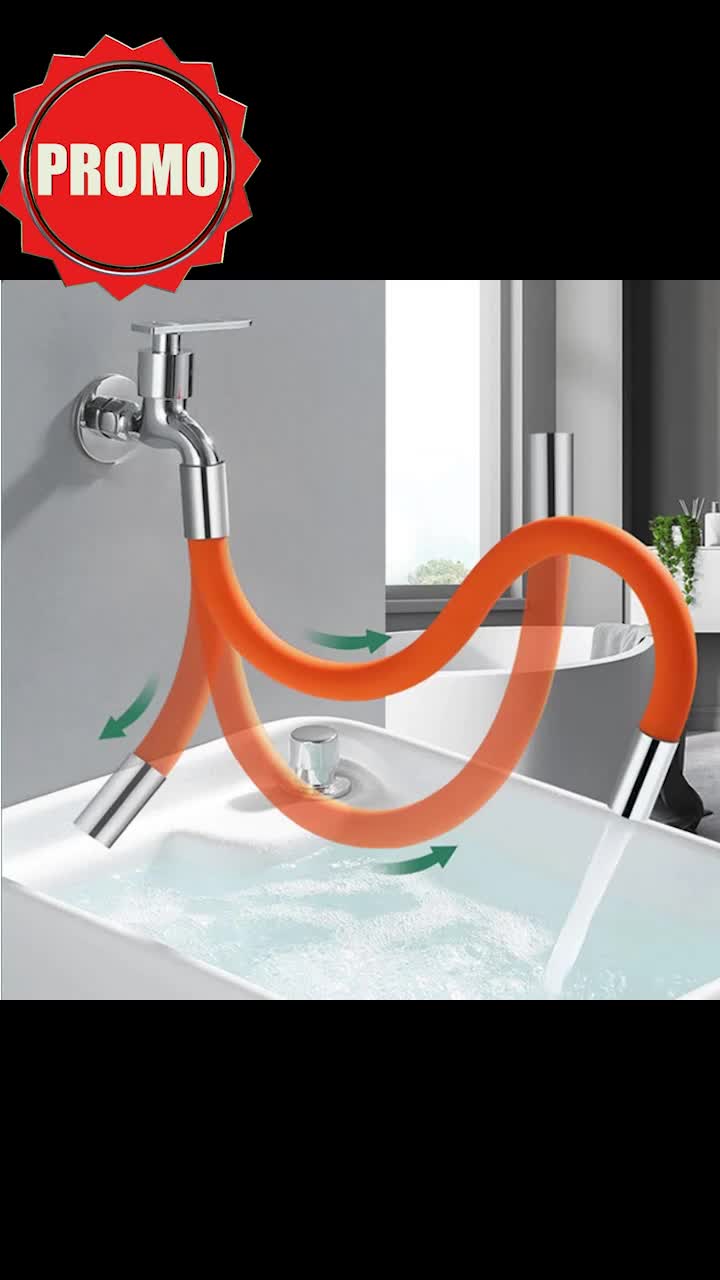Selang Flexible Ekstensi Keran Air Universal 1/2 Inch 360 Derajat Bahan Silikon WHG wastafel