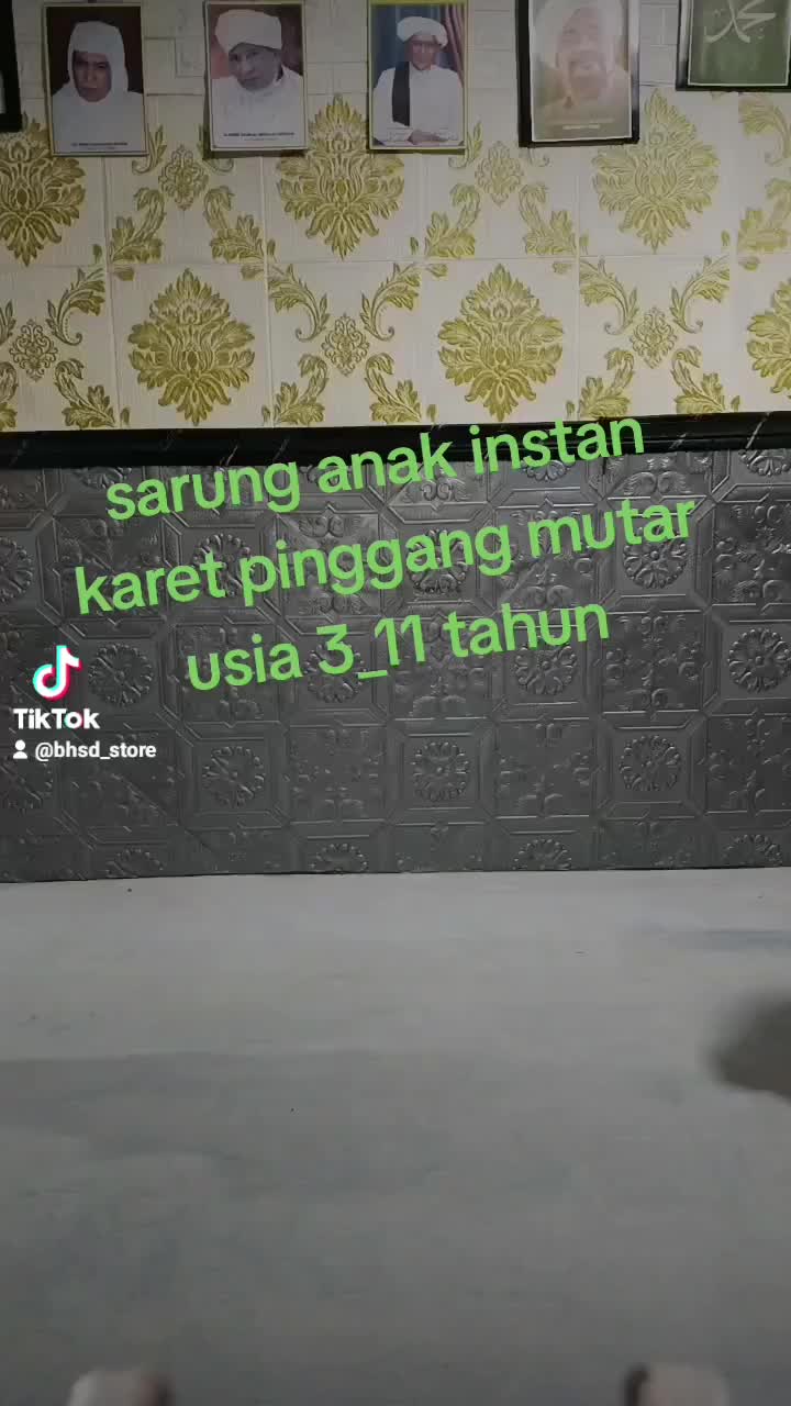 sarung instan anak sarung batik anak karet pinggang model rok usia 3-11 tahun cod  Poliester