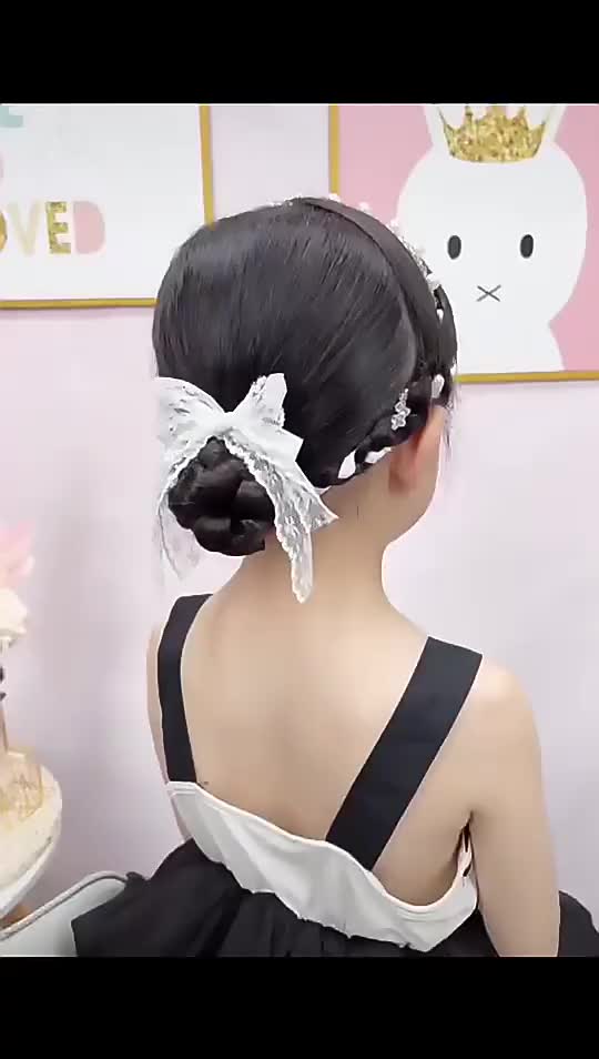[KIDSFASHIONKOLEKSI] Bandana Tali Renda Mutiara Putri Transparant