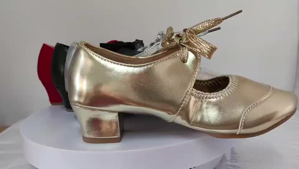 Sepatu dance wanita Sepatu hak 4cm Sepatu Wanita sepatu dans  Sepatu Heel Sepatu Dansa Latin wanita