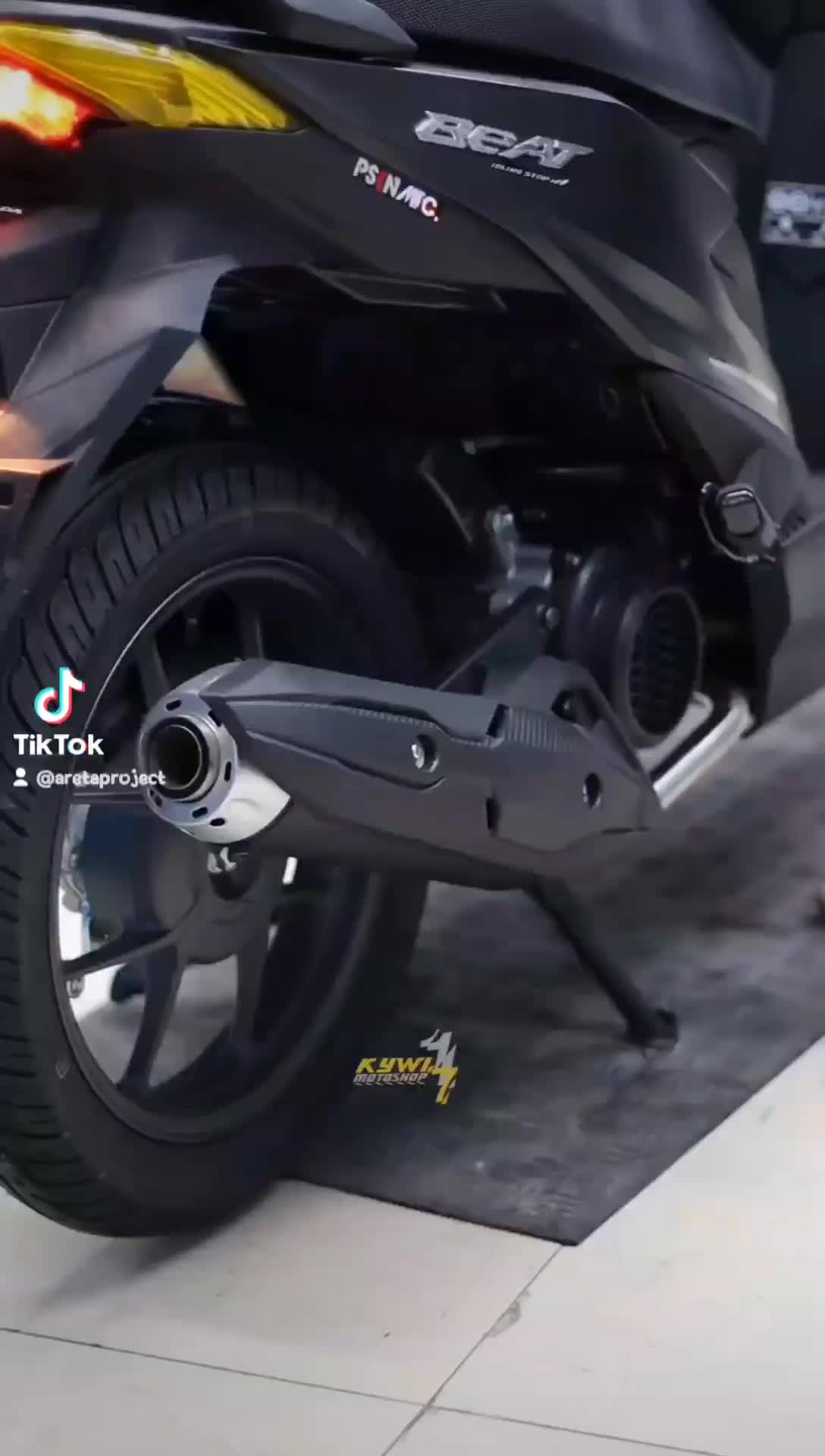 KNALPOT COPY CMS merek TZM PROJECT BEAT FI / VARIO 125 - 150 /PCX 160 /ADV & DLL