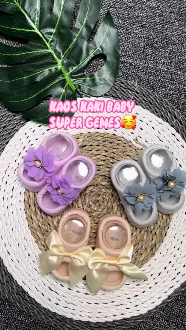 Kaos Kaki Anak Bayi Perempuan KKA-705 Alas Kaki Anak Bayi Balita Baru Lahir Kaos Kaki Baby Newborn