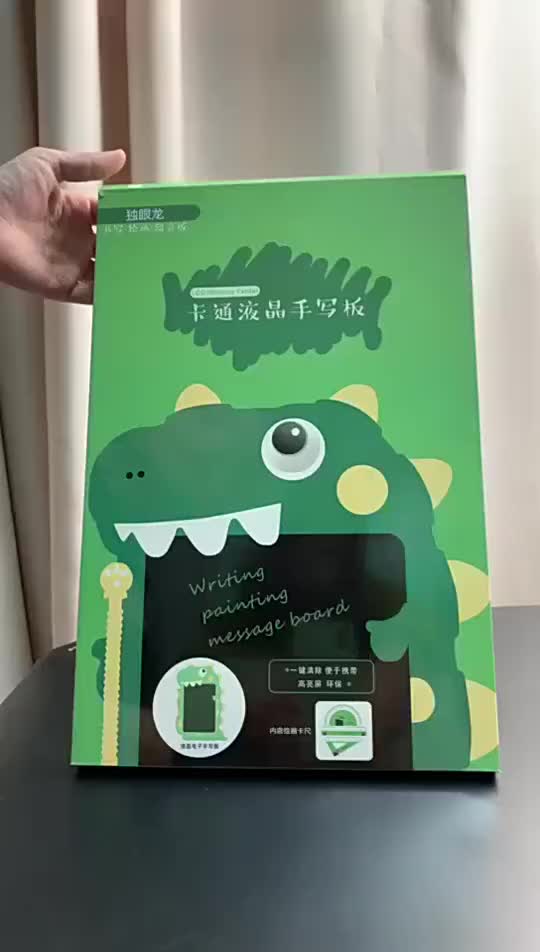 Papan Tulis Untuk Gambar Hapus Tulis Anak LCD LED 12 Inch 16inch Dinosaurus Rabbit Penguin Dengan Pen/ Papan Tulis Untuk Belajar Anak