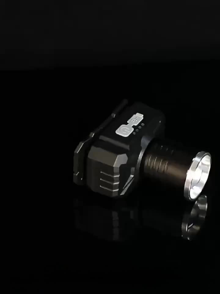 Senter kepala LED Super zoom/senter super terang anti-LED/cahaya kuat tahan air/pengisian daya USB Baterai Lampu