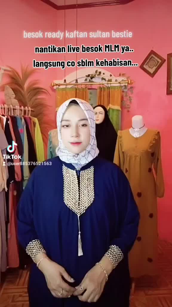 Gamis kaftan sultan ori