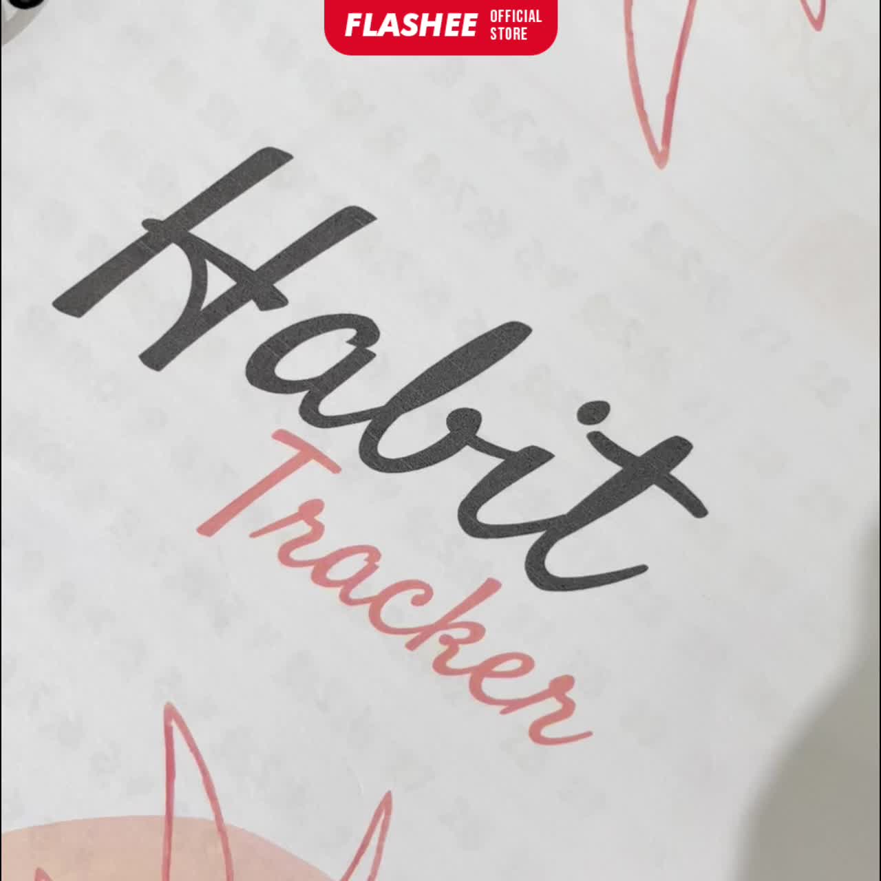 Loose Leaf Habit Tracker Buku Catatan Mencatat Kebiasaan Baik Paper Stationery