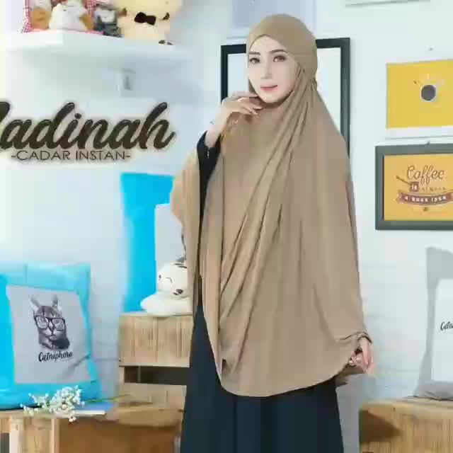 Jilbab Hijab Kerudung Bergo Instan French Khimar Cadar Madinah Syari Jumbo