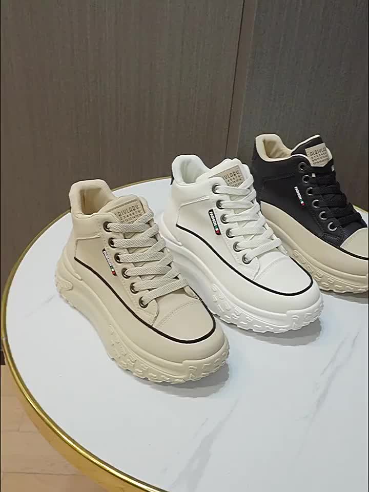 COD 332 QUINN Sepatu Sneakers Tali Kanvas Kekinian Wanita Casual Shoes Sport