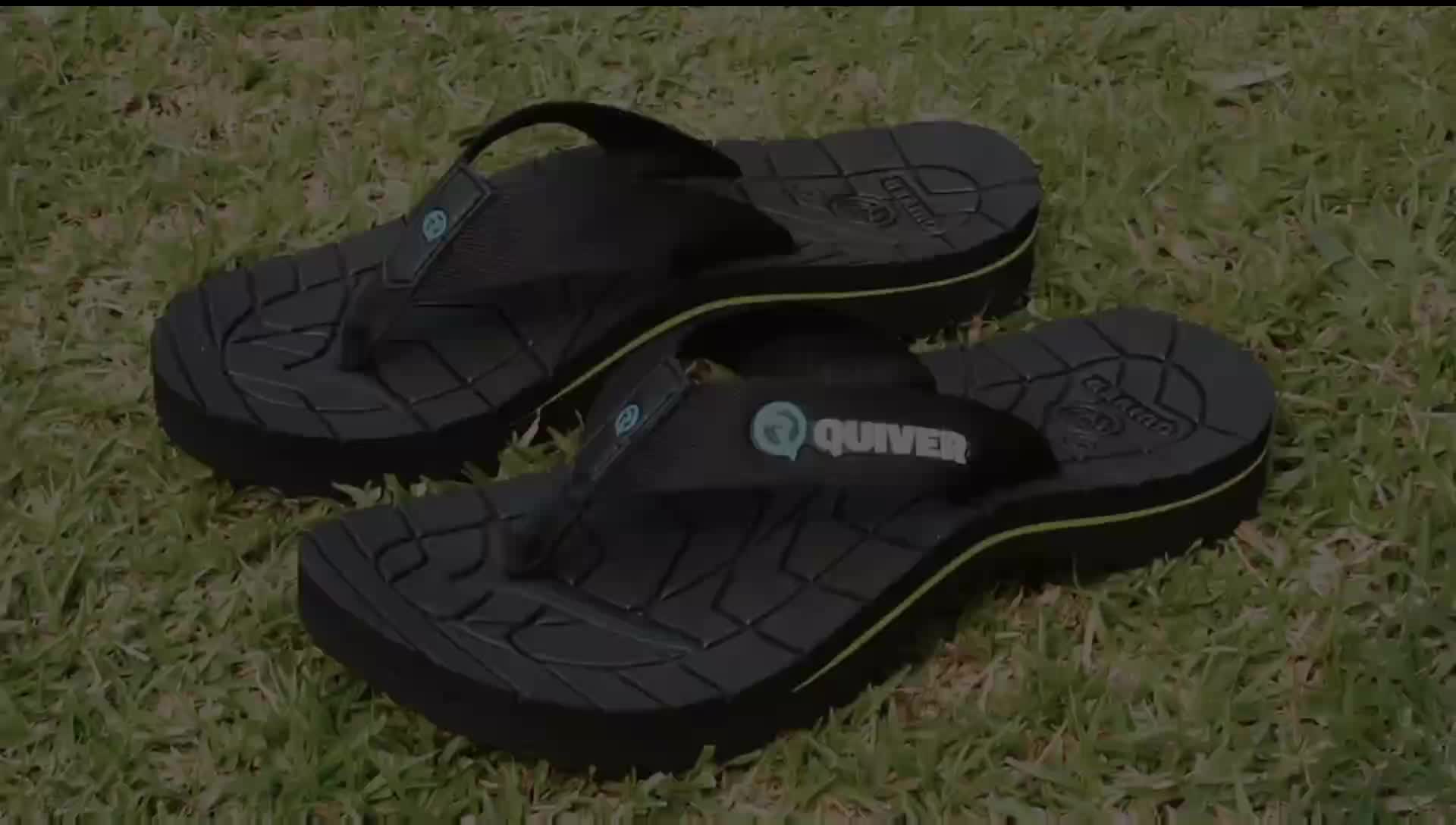 QUIVER Sandal Jepit Gunung Pria Wanita Sendal Kasual Bantalan EVA & Phylonl Rubber Nyaman Tahan Lama Cocok Outdoor & Sehari-hari