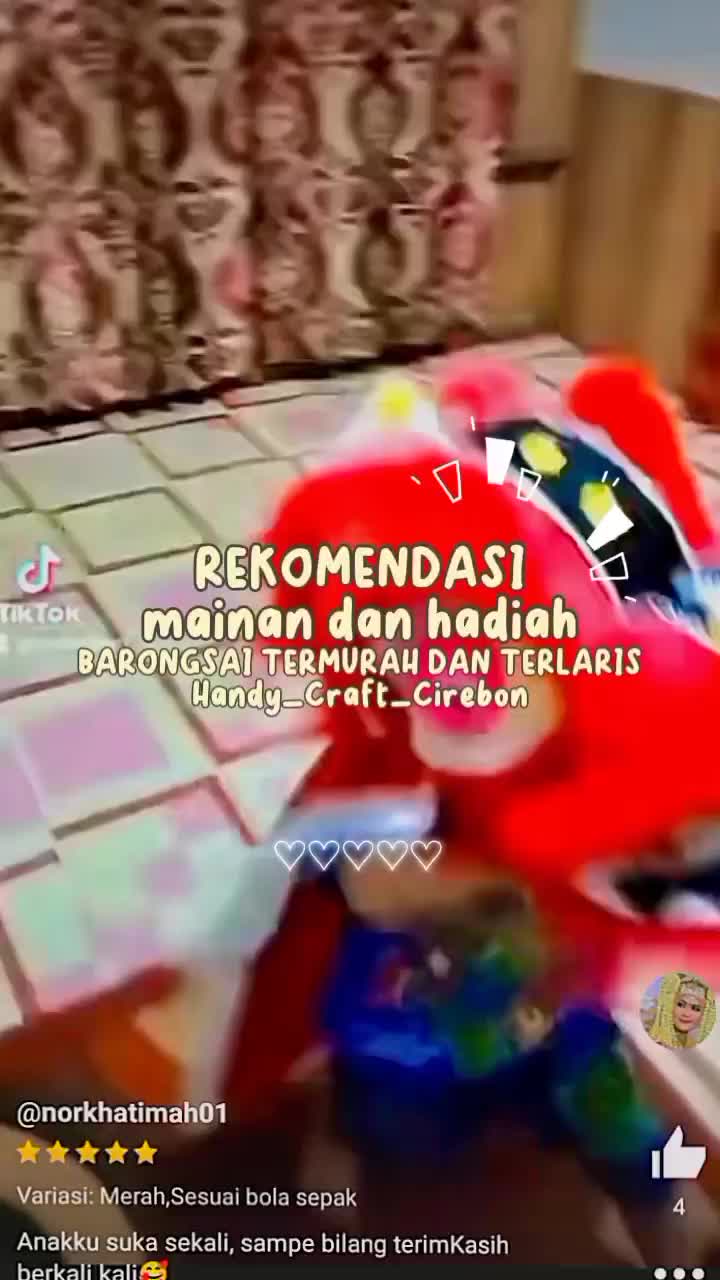 [ BISA COD ] BARONGSAI/ barongsai anak/MAINAN ANAK/ HADIAH ANAK/MAINAN BULU / MAINAN KEPALA BARONGSAI TERBARU KUALITAS TERBAIK DIJAMIN ANTI COPOT