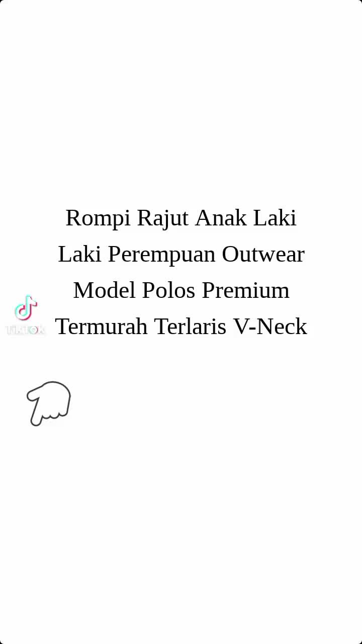 Vest Rompi Rajut Anak Laki Laki Outwear Paud Tk Sd Termurah V-Neck Setrip Slim-fitting Polos Fashion Fashion
