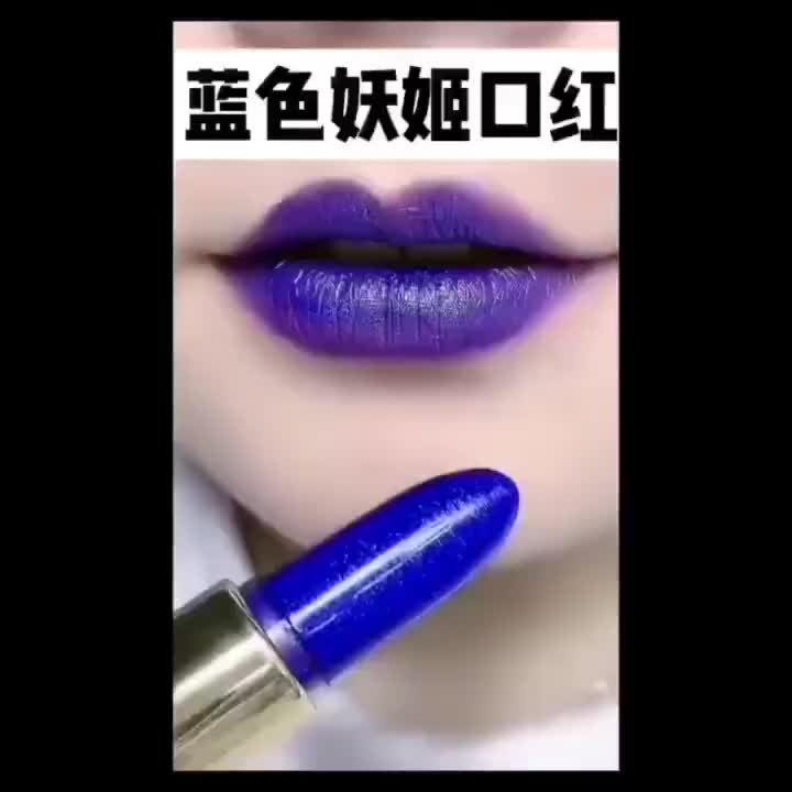 LESSXCOCO BLUE LIPSTICK COLOR CHANGING / LIPSTICK BIRU BERUBAH WARNA Bibir Gloss Lipstik Pewarna Glaze