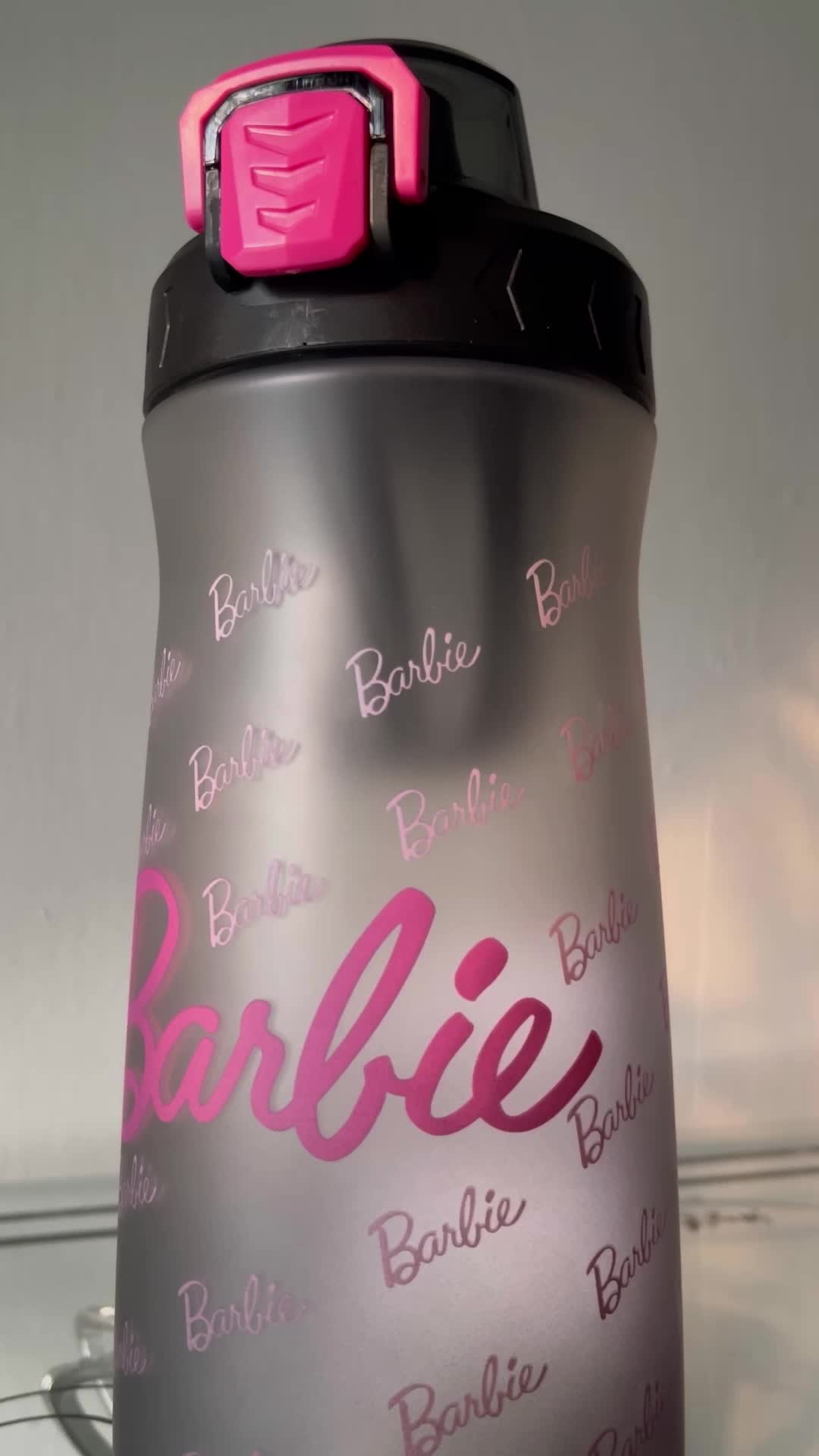 Ready Stock Jastip Tumbler Plastic 1100 ml Barbie x Miniso