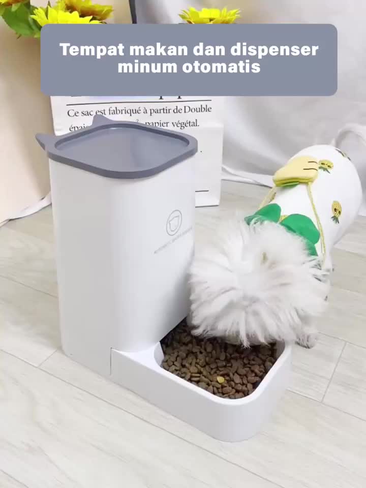 [GRATIS ONGKIR] FOCAT Tempat Makan Anjing/Kucing Dispenser Minum Hewan 1 Pasang M03