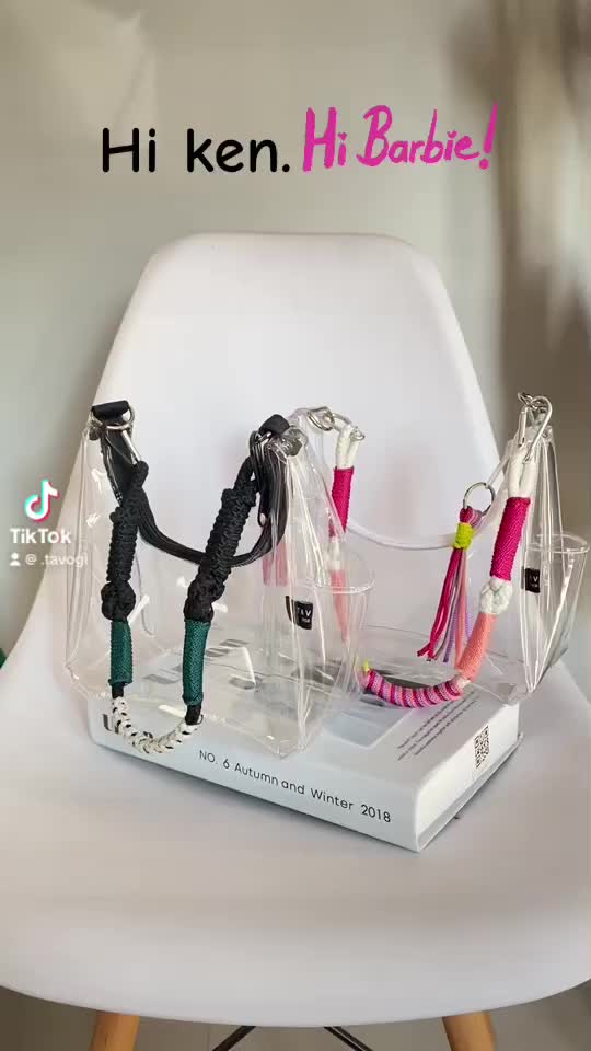 TAS PVC Barbie ken by tavogi bag shoulderbag TAS mika transparan Wanita Selempang | tas bahu | tas konser korea