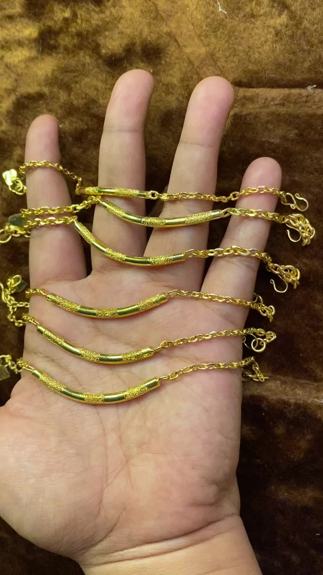Gelang Nuri Rantai Mas Penang Pelapis Logam Elegan Awet Tahunan