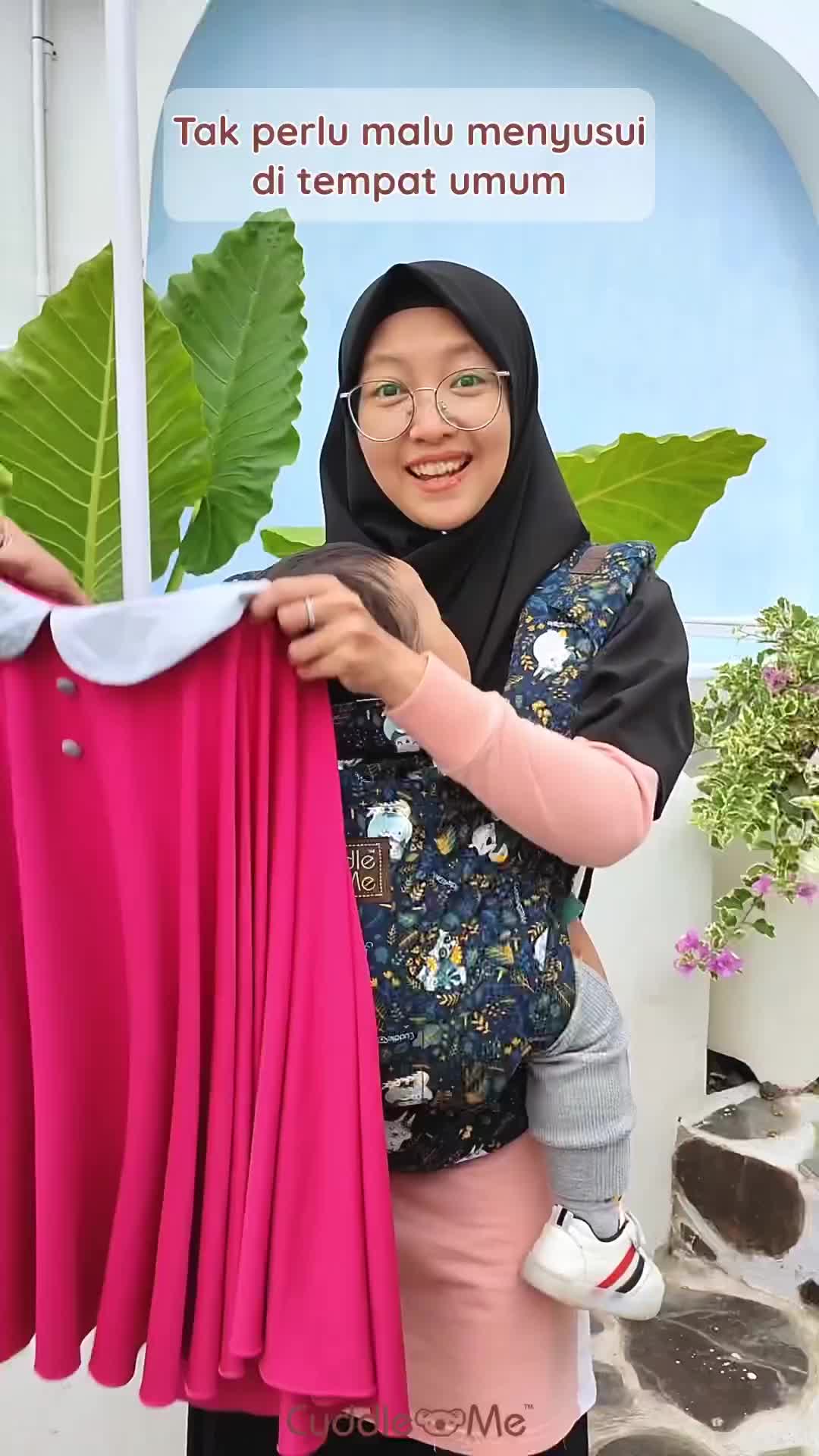 Nursing Cape Cuddle Me Apron cover Menyusui