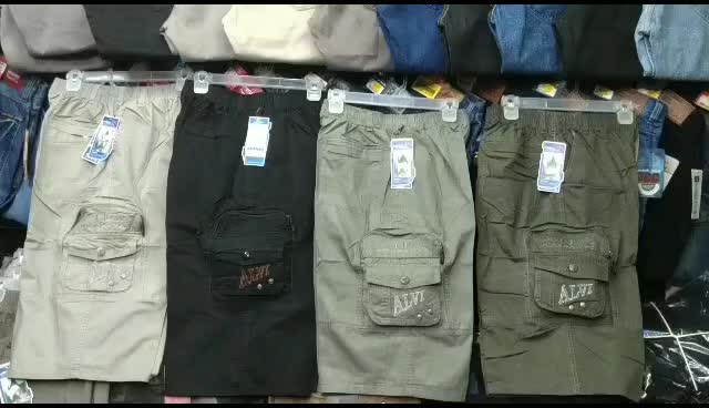 CELANA PENDEK 7/8 KATUN IMPORT HALUS TEBAL PINGGANG KARET KANTONG BANYAK CARGO