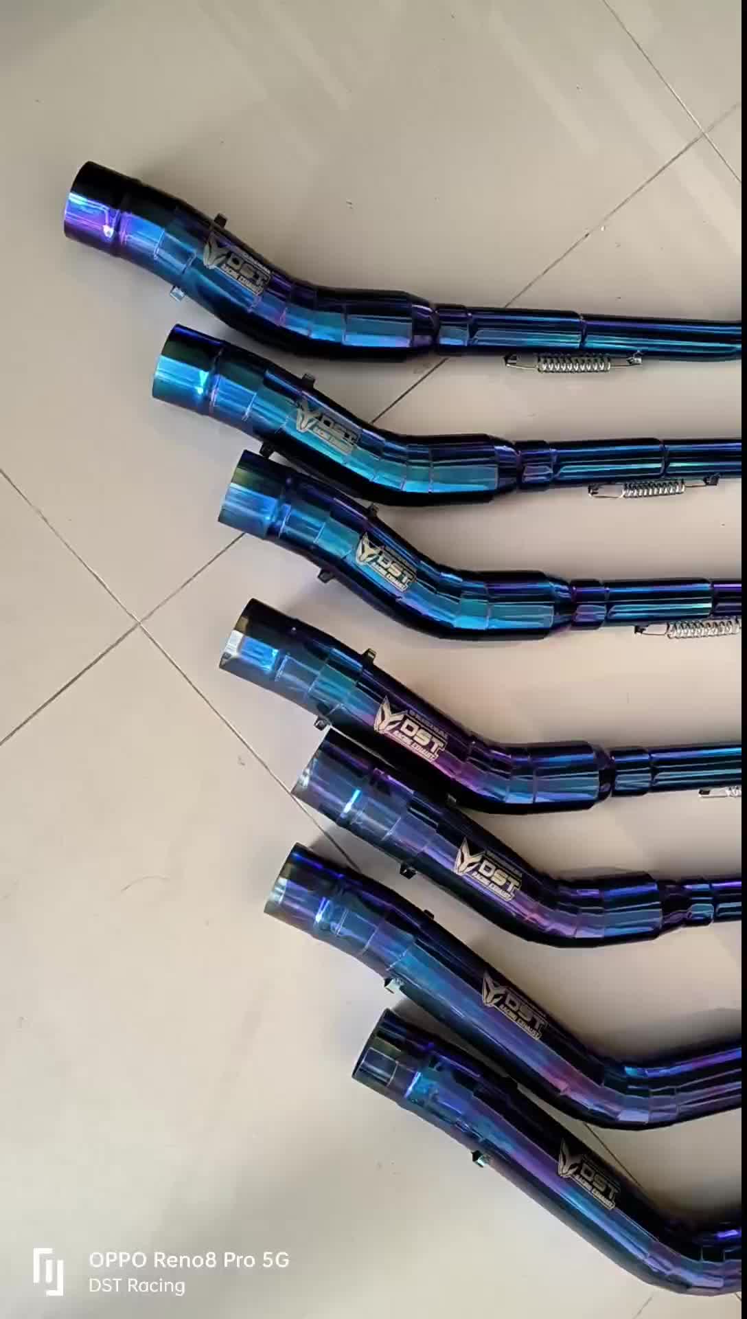 Header blue moon original DST Racing all motor 150cc Vixion R15 cbr GSX Fu cb150 dll